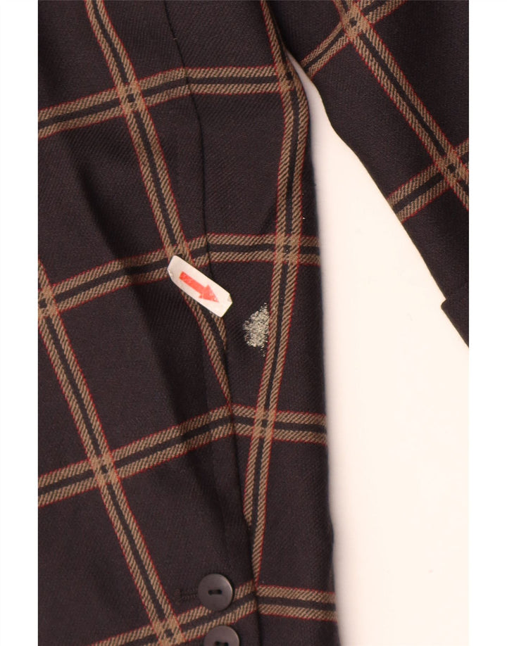 Laurel ženski dugi sako s 3 gumba EU 40, srednje smeđi karirani