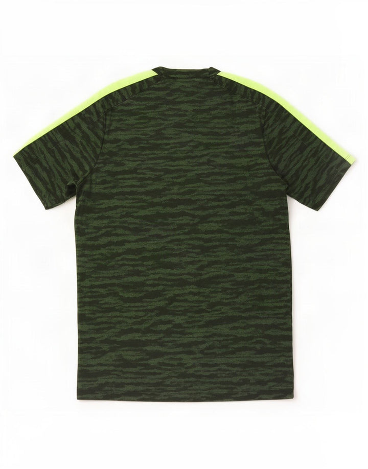 Nike Dri Fit majica kratkih rukava Srednje zelena kamuflažna poliesterska majica