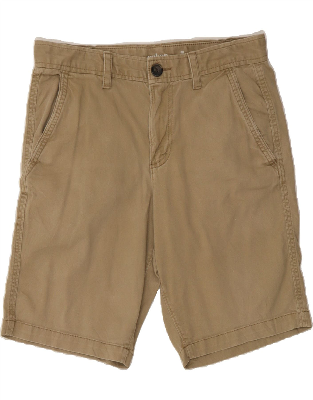 VINTAGE Mens Chino Shorts W30 Medium  Beige Cotton Vintage Vintage and Second-Hand Vintage from Messina Hembry 