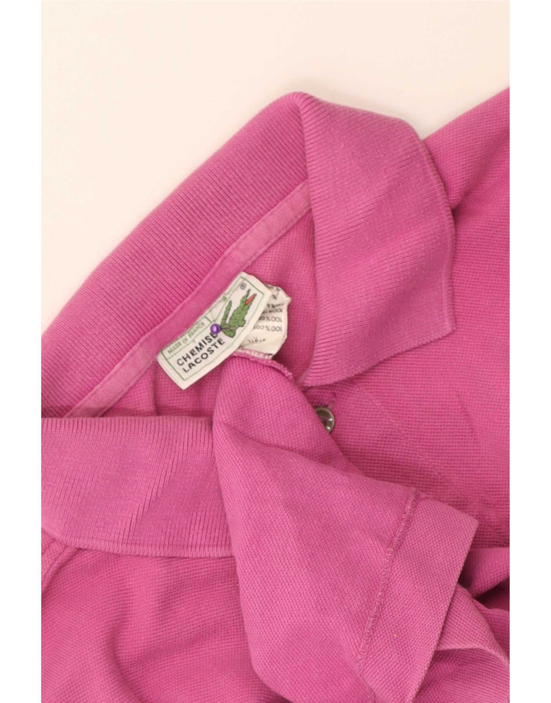 Lacoste muška polo majica veličine 3 mala ružičasta pamučna