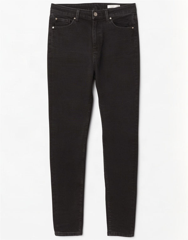 Marks & Spencer ženske uske traperice The Ivy UK 18 XL W36 L27 crni pamuk