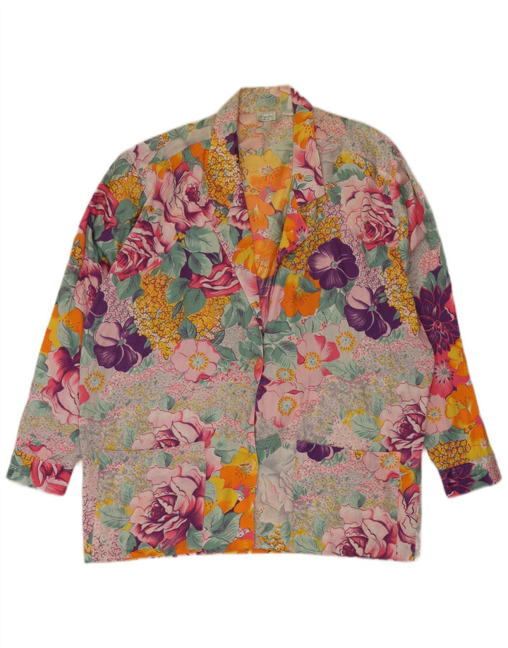 BENETTON Ženska jakna sa 2 gumba IT 44 srednje raznobojna cvjetna