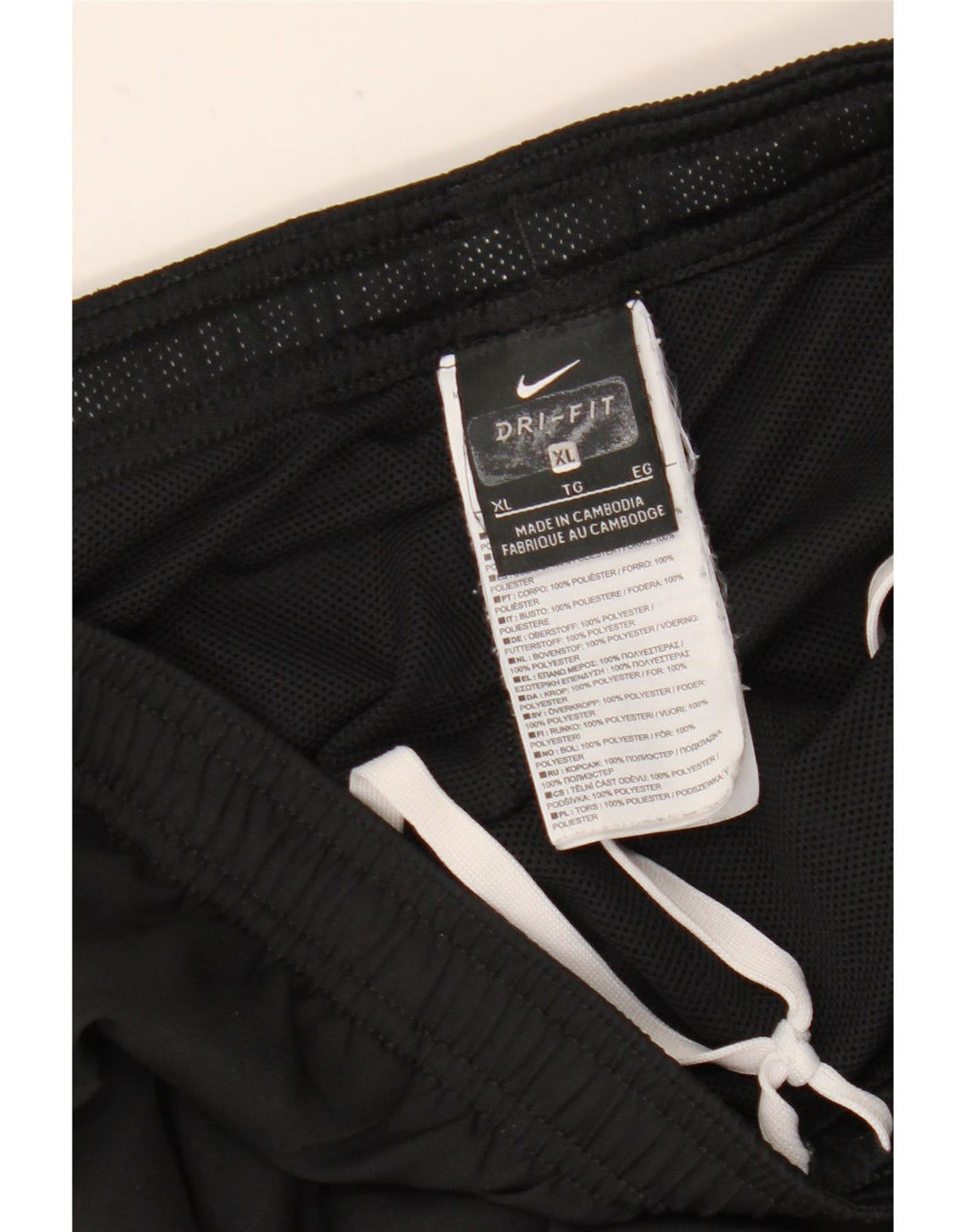 Nike muške hlače za trenirku Dri Fit XL, crni poliester