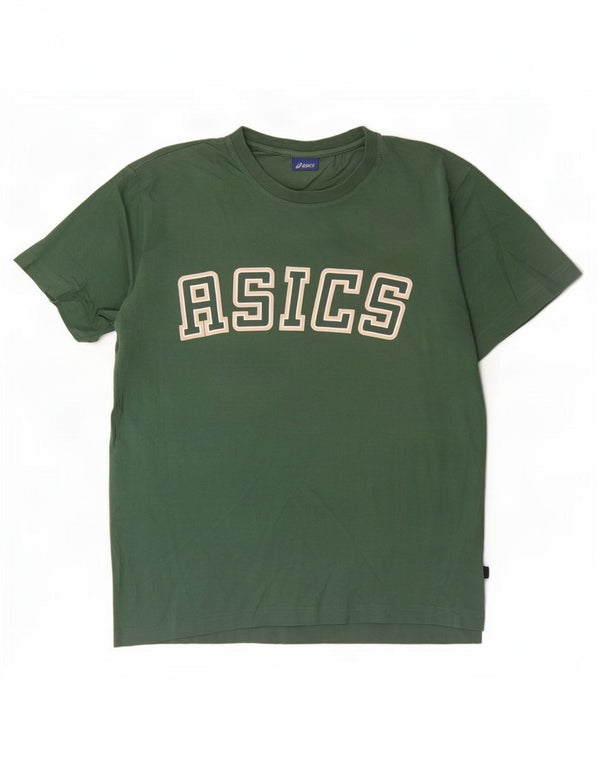 Asics muška majica kratkih rukava s grafičkim motivima, mala zelena
