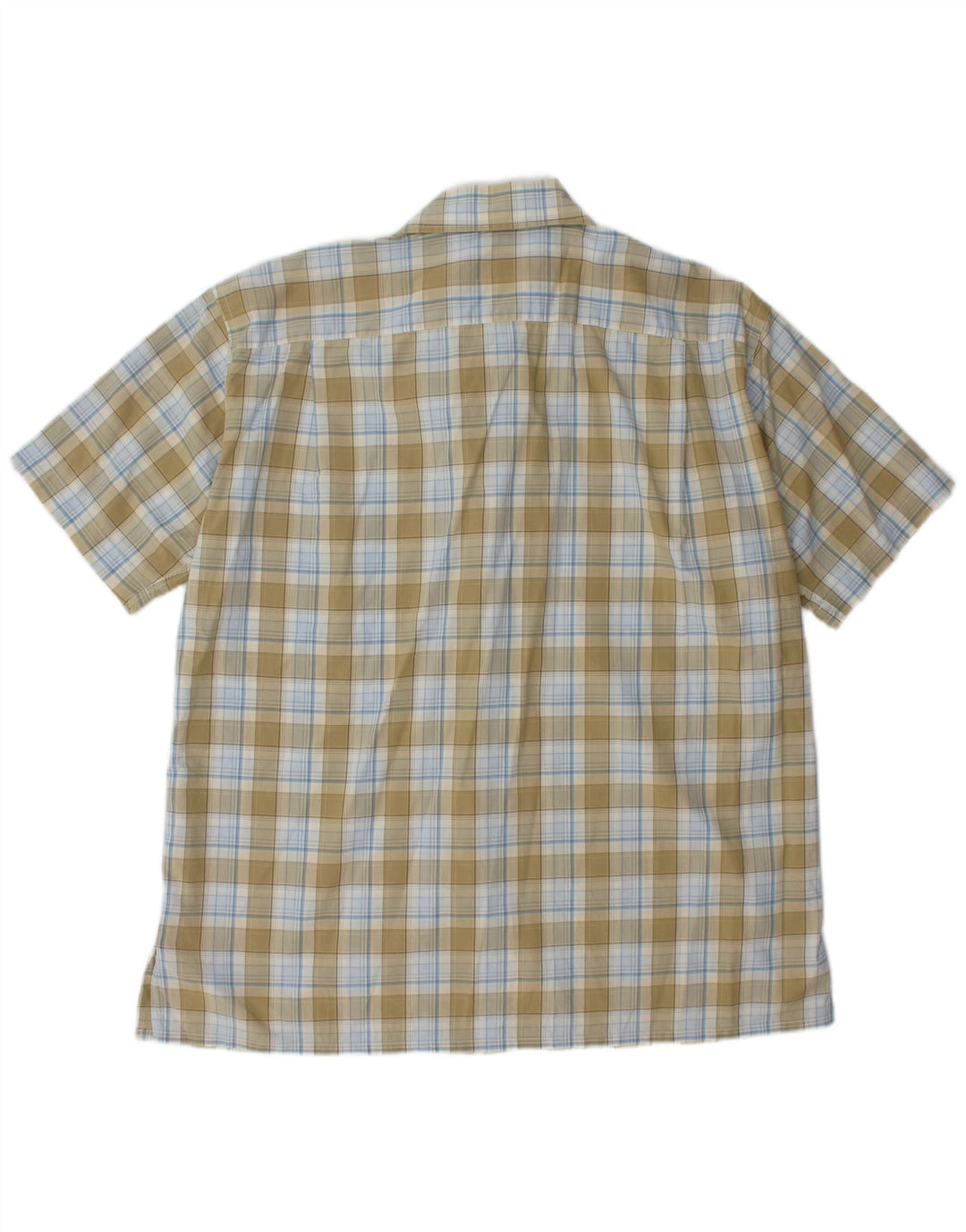 LACOSTE muška košulja kratkih rukava veličina 46 2XL kaki karirana