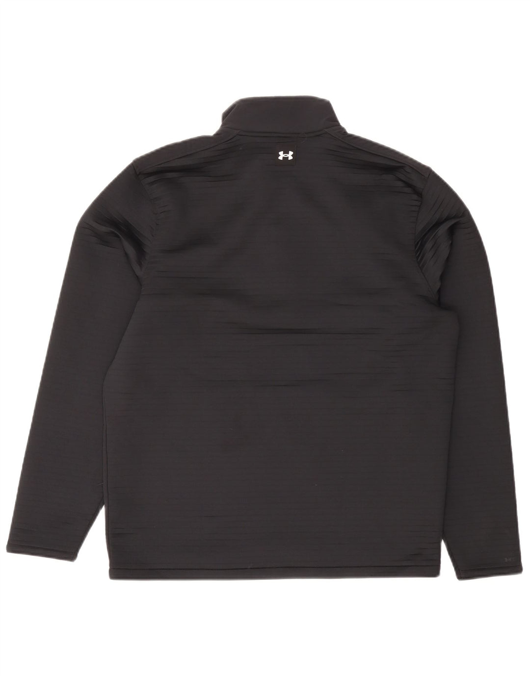 Under Armour muška majica s izrezom na patentni zatvarač Srednji crni poliester