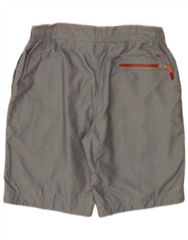 Superdry muške grafičke sportske kratke hlače XL sivi poliester
