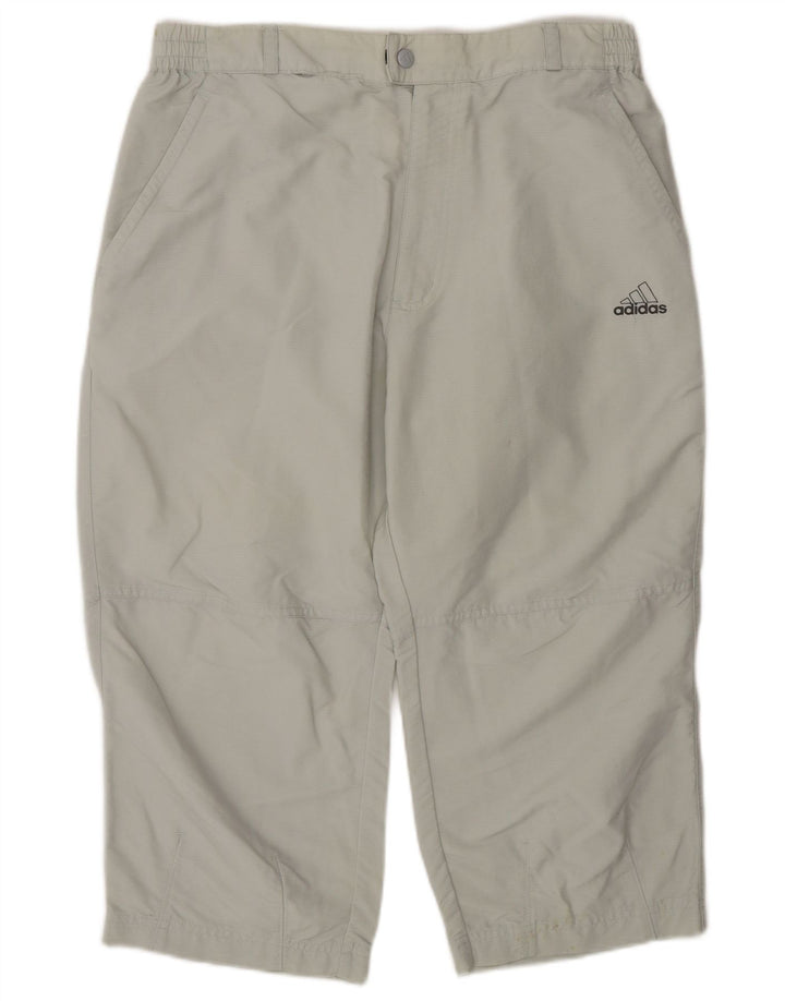 Adidas muške kapri hlače W32 L19 Sivi poliester