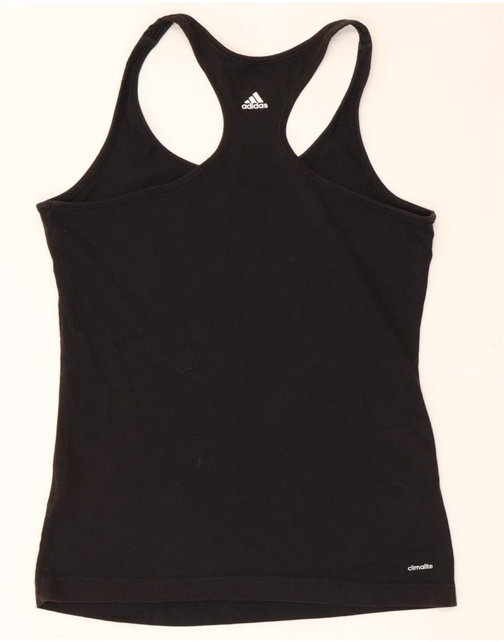 ADIDAS Ženski Climalite Graphic Vest Top UK 8/10 Small Black