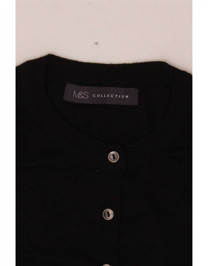 Marks & Spencer ženski džemper s bolero UK 12 srednje crne boje