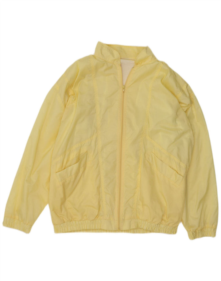 VINTAGE Mens Bomber Jacket UK 42 XL Yellow