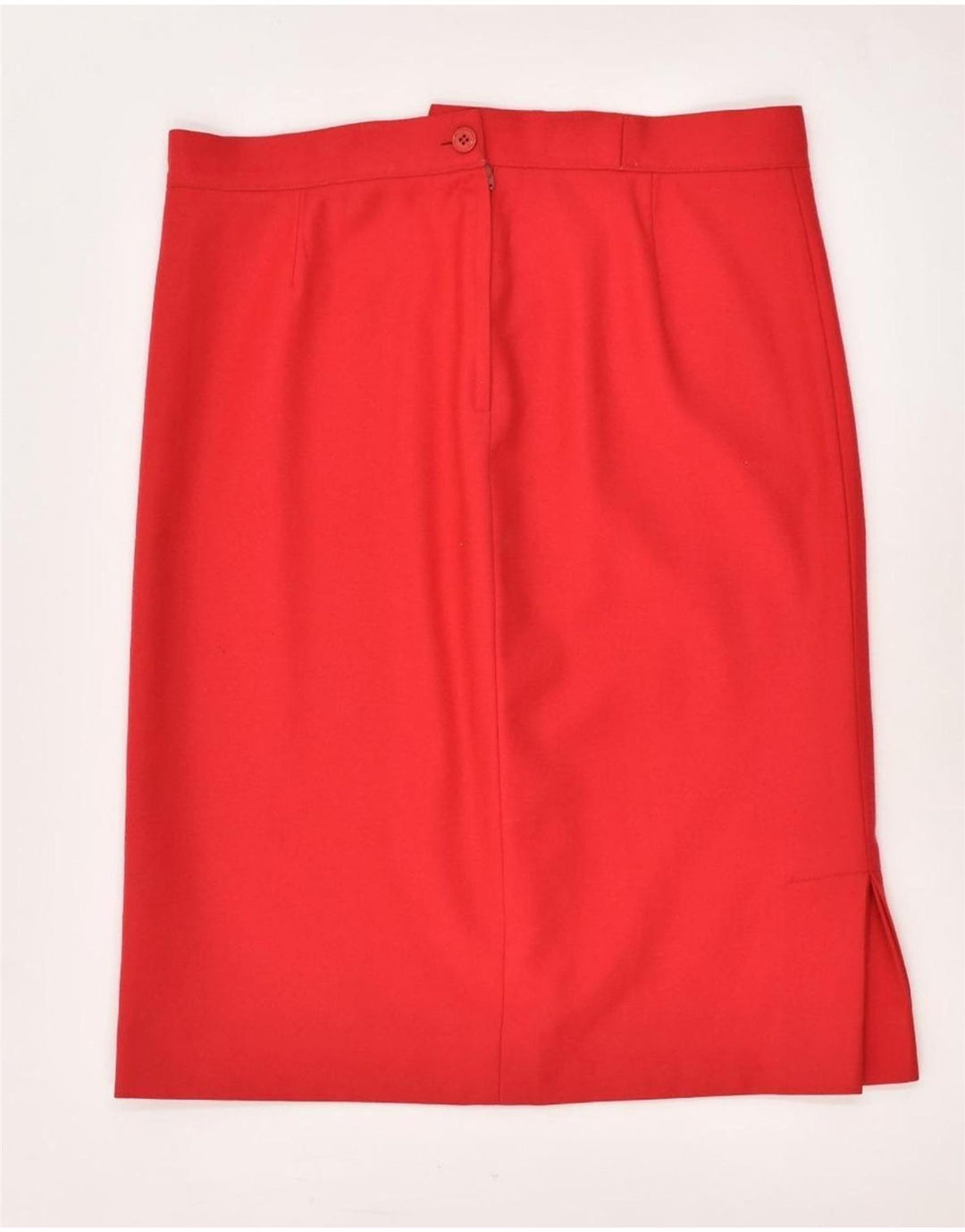 GIANFRANCO FERRE Womens Straight Skirt W34 Large  Red Wool | Vintage Gianfranco Ferre | Thrift | Second-Hand Gianfranco Ferre | Used Clothing | Messina Hembry 