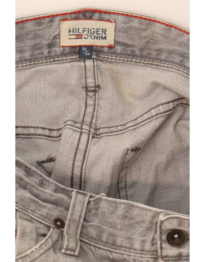 Tommy Hilfiger muške uske traperice W36 L34 sive