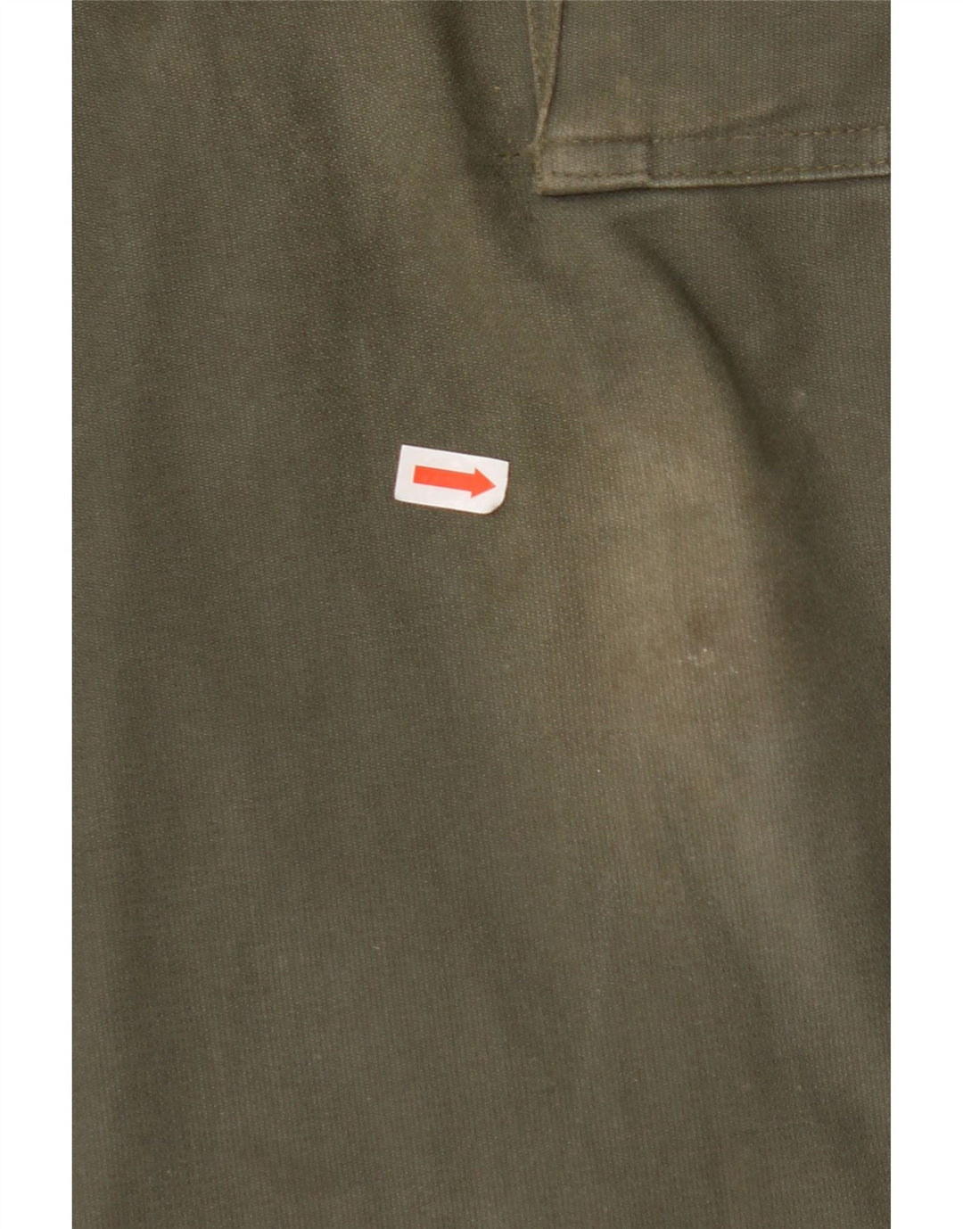 VINTAGE muške ravne kargo hlače W30 L28 kaki pamuk