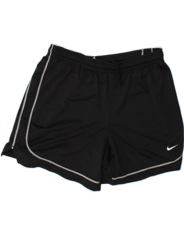 NIKE Womens Sport Shorts US 4/6 Small  Black Polyester Vintage Nike and Second-Hand Nike from Messina Hembry 
