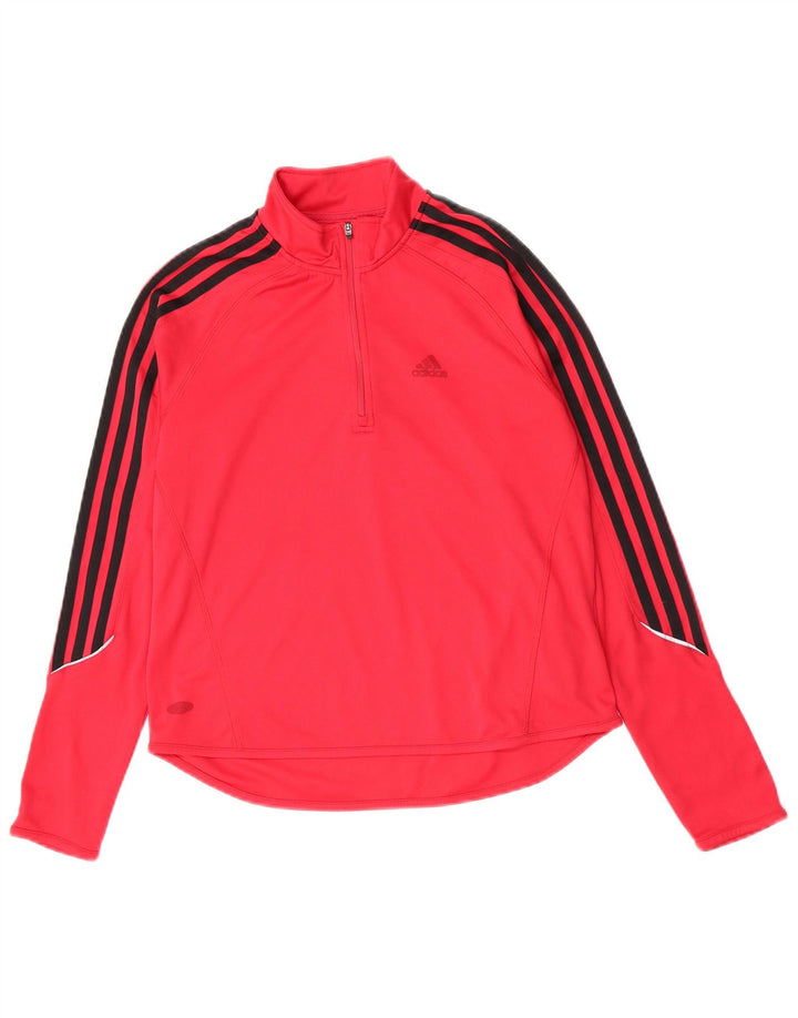 Adidas ženska trenirka s patentnim izrezom, gornji dio UK 10 malih ružičastih poliestera