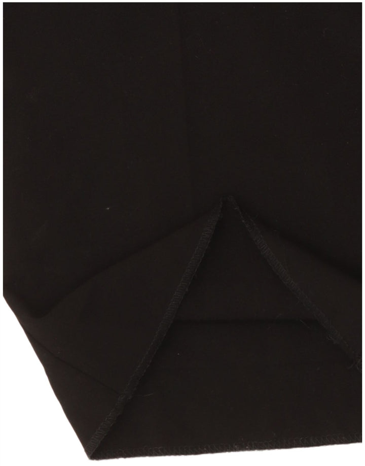 ST. BERNARD Ženske ravne ležerne hlače visokog struka W28 L35 crne