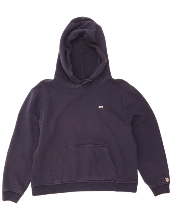 Tommy Hilfiger Ženska majica s kapuljačom UK 16 Veliki tamnoplavi pamuk