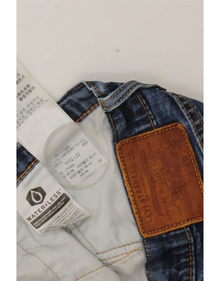 Levi's ženske uske traperice W32 L28 plavi pamuk