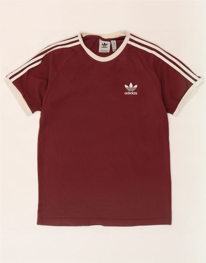 Adidas muška majica kratkih rukava Srednji bordo pamuk