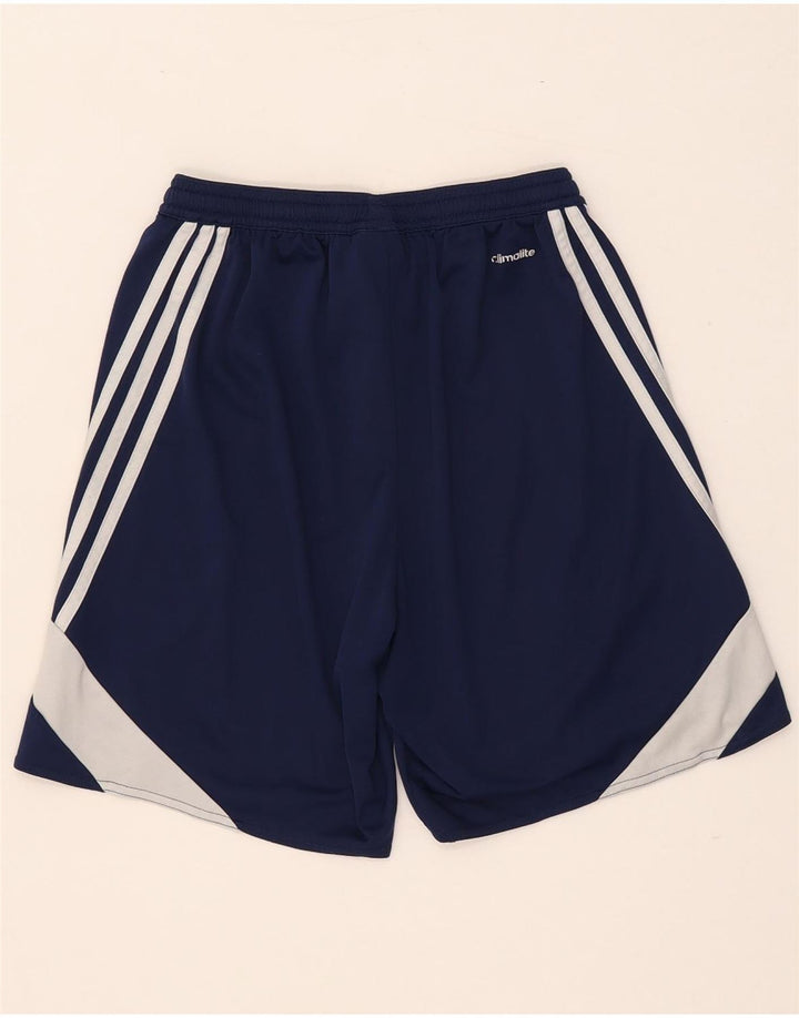 Adidas muške sportske kratke hlače Climalite male plave boje od poliestera