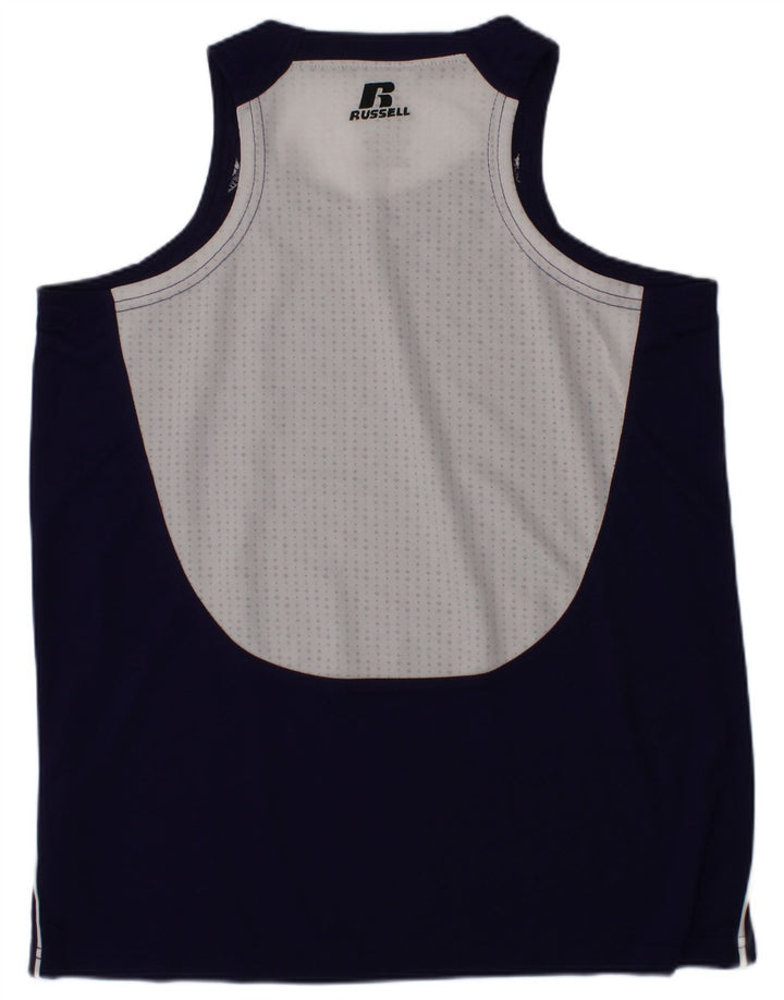 RUSSELL ATHLETIC Boys Dri-Power Vest Top 10-11 Years srednje ljubičasta