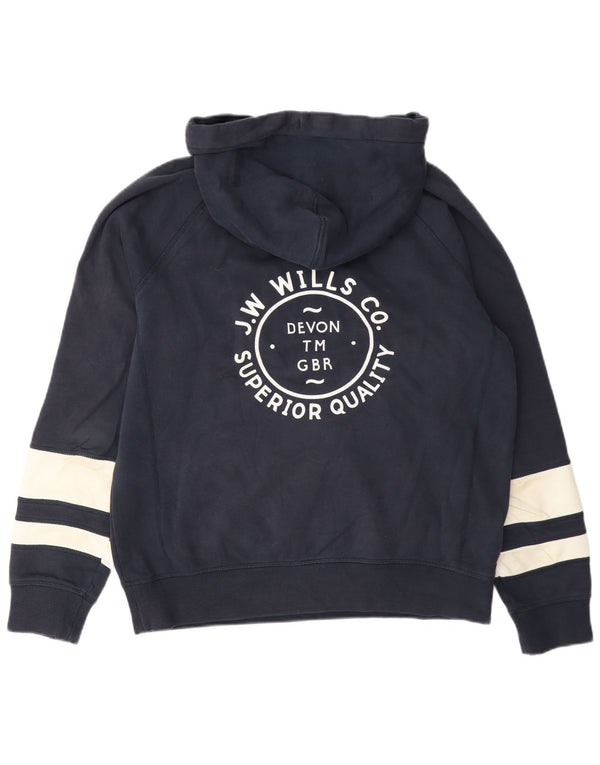Jack Wills Ženska majica s kapuljačom s kapuljačom UK 12 srednje tamnoplave boje