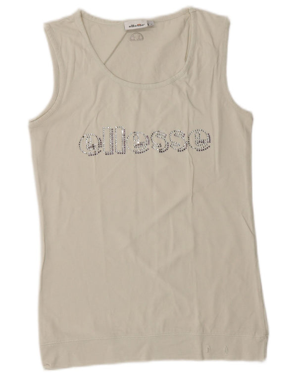 Ellesse Ženski grafički prsluk UK 10 Small White