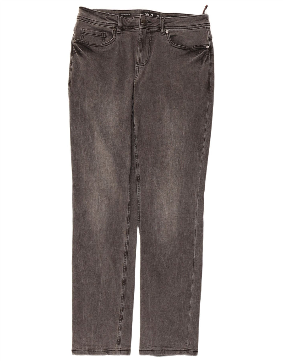 DACK'S muške ravne traperice IT 48 srednje W32 L31 sivi pamuk