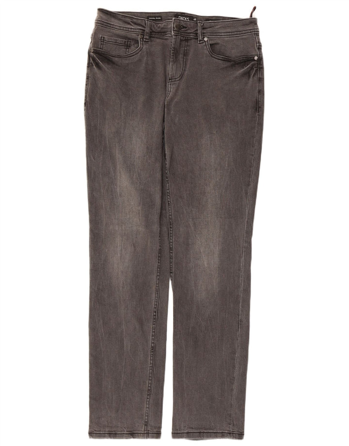 DACK'S muške ravne traperice IT 48 srednje W32 L31 sivi pamuk