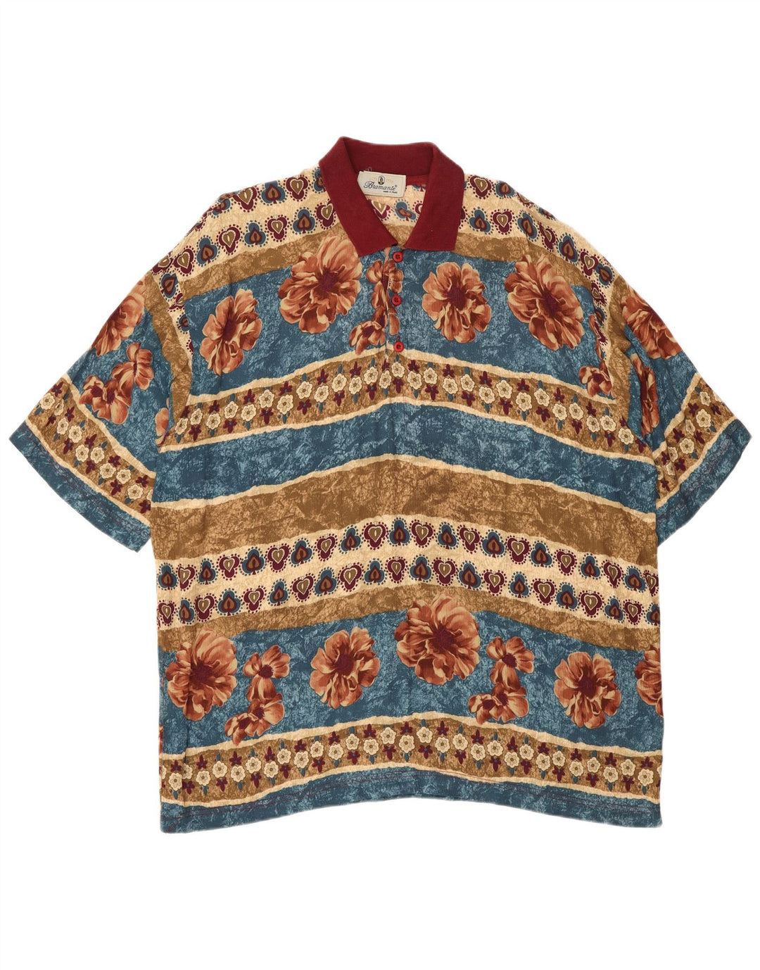 Bramante muška polo majica 2XL višebojna cvjetna