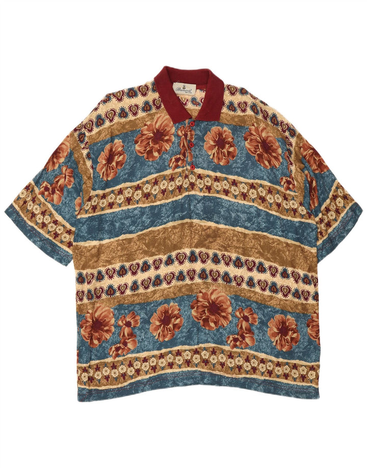 Bramante muška polo majica 2XL višebojna cvjetna
