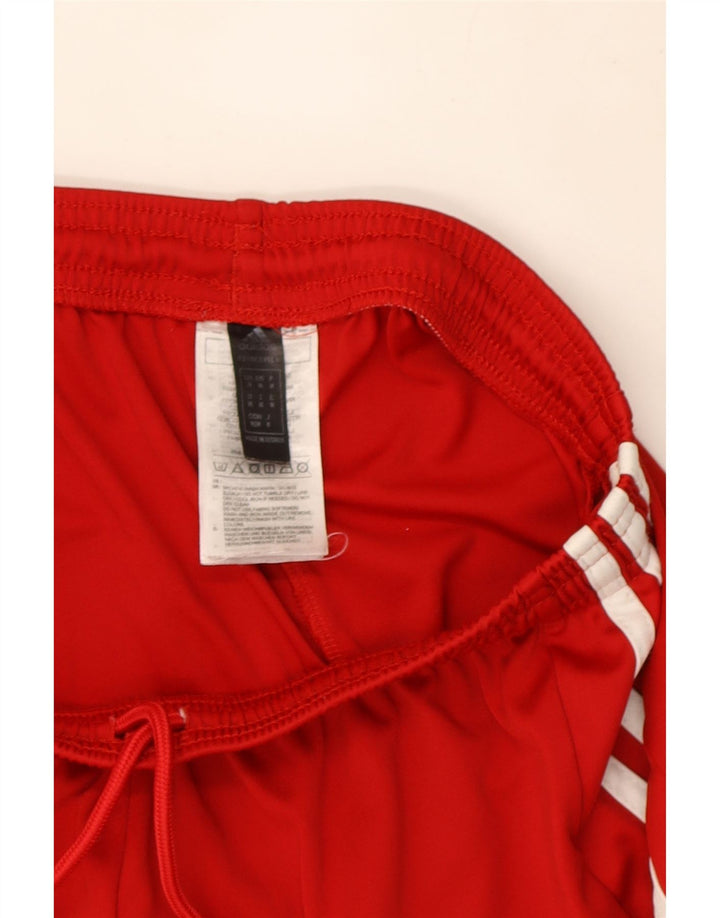 Adidas muške sportske kratke hlače Climalite srednje crvene boje od poliestera