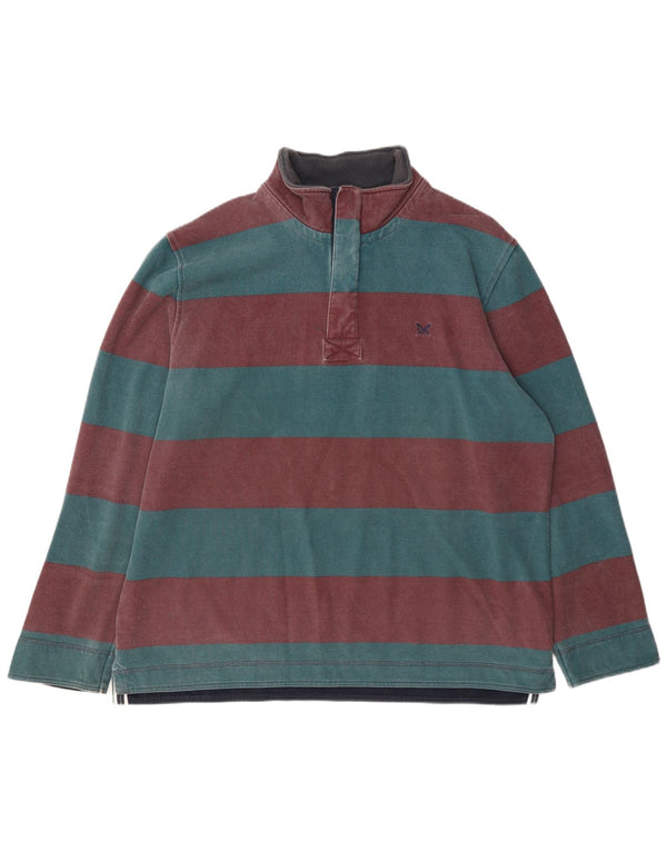 Crew Clothing Muška majica s izrezom s patentnim zatvaračem 2XL na više boja na pruge