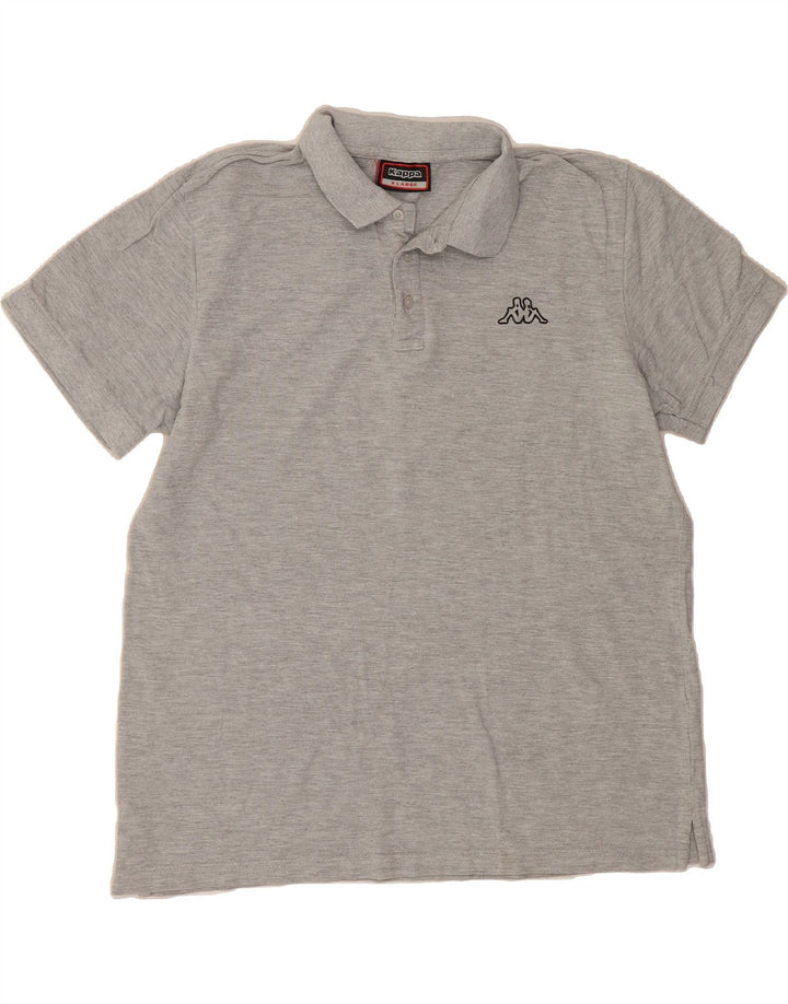 KAPPA Mens Polo Shirt XL Grey Cotton Vintage Kappa and Second-Hand Kappa from Messina Hembry 