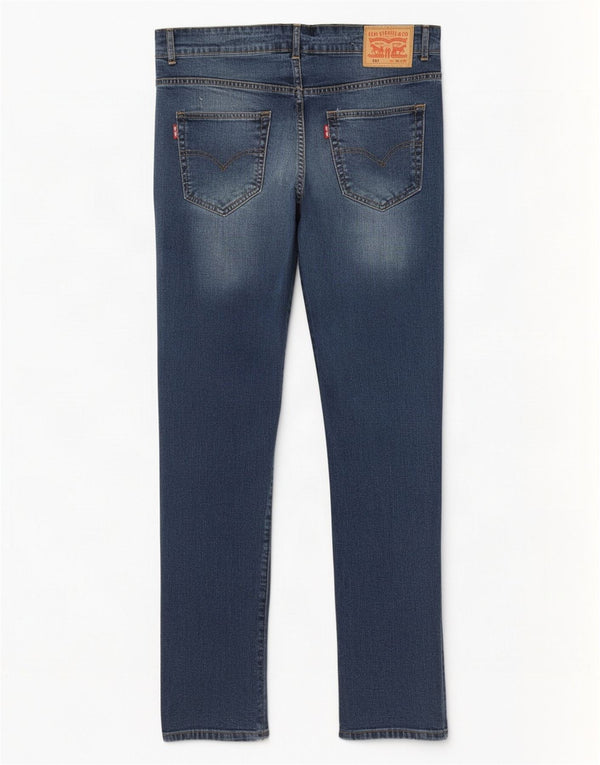 Levi's muške 511 uske traperice visokog struka W38 L32 plavi pamuk