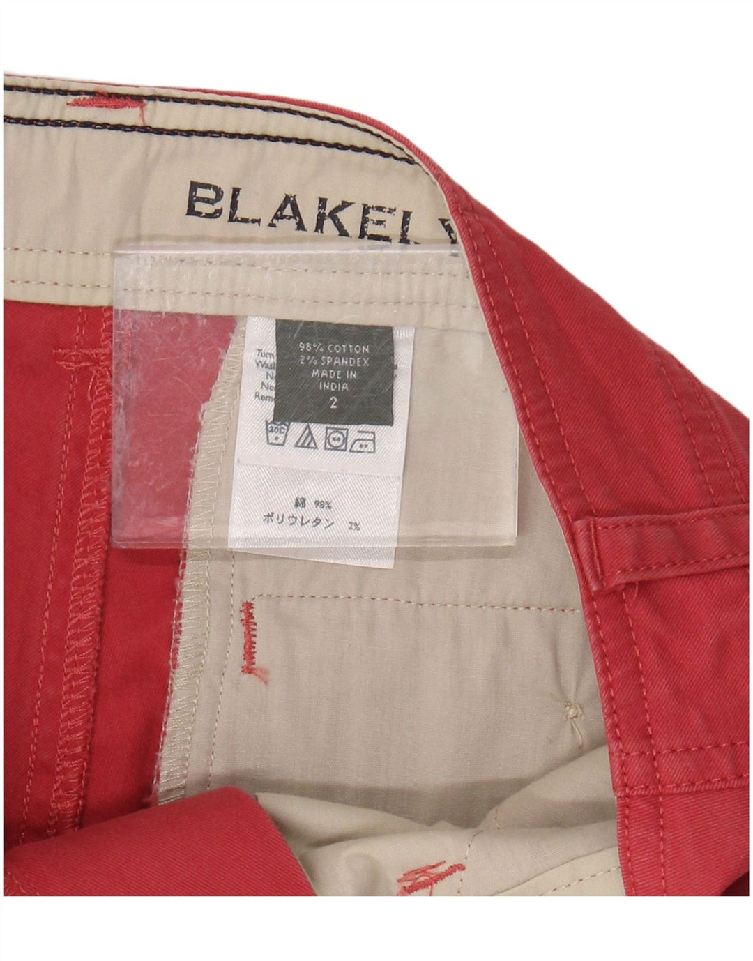 EDDIE BAUER Ženske chino kratke hlače US 2 XS W28, ružičasti pamuk