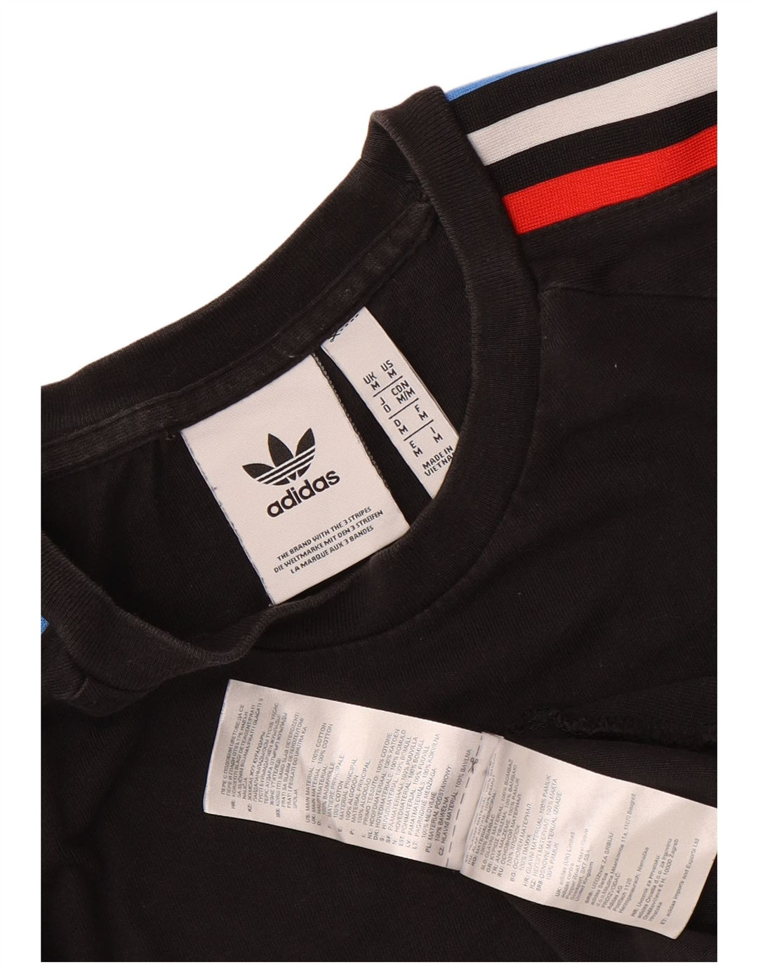 Adidas muška majica kratkih rukava srednje veličine, crni pamuk