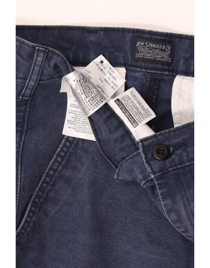Levi's muške chino kratke hlače W34 veliki tamnoplavi pamuk