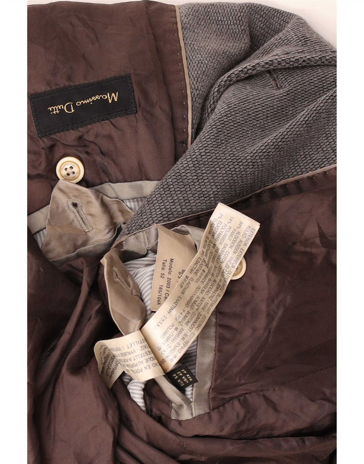 Massimo Dutti muška jakna s 2 gumba EU 52 veliki sivi pamuk