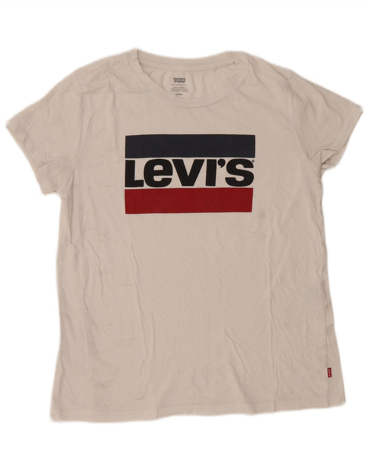 Levi's muška majica s grafičkim motivima srednje bijele boje