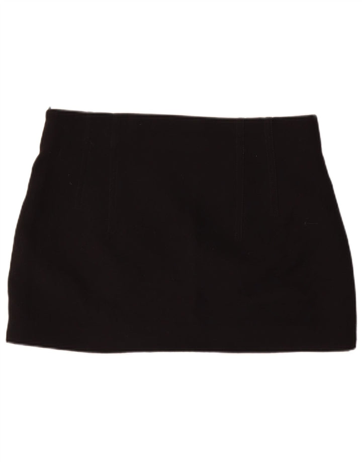 Zara ženska mini suknja XL W34 crni poliester