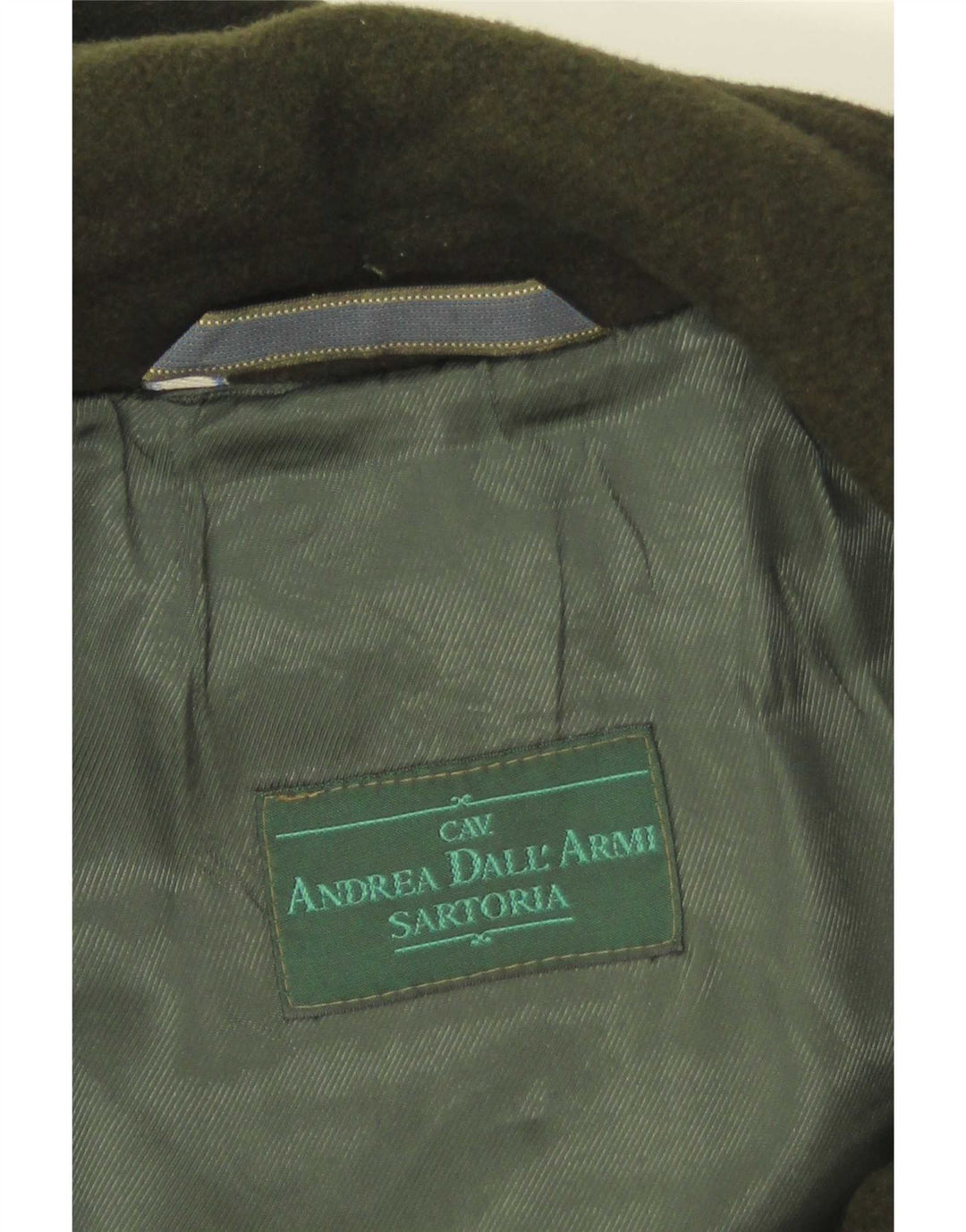 Vintage ženski duffle kaput s kapuljačom UK 14 srednje zelene boje