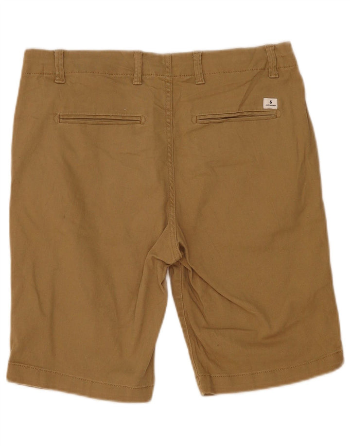 Jack & Jones muške chino kratke hlače male W32 smeđi pamuk