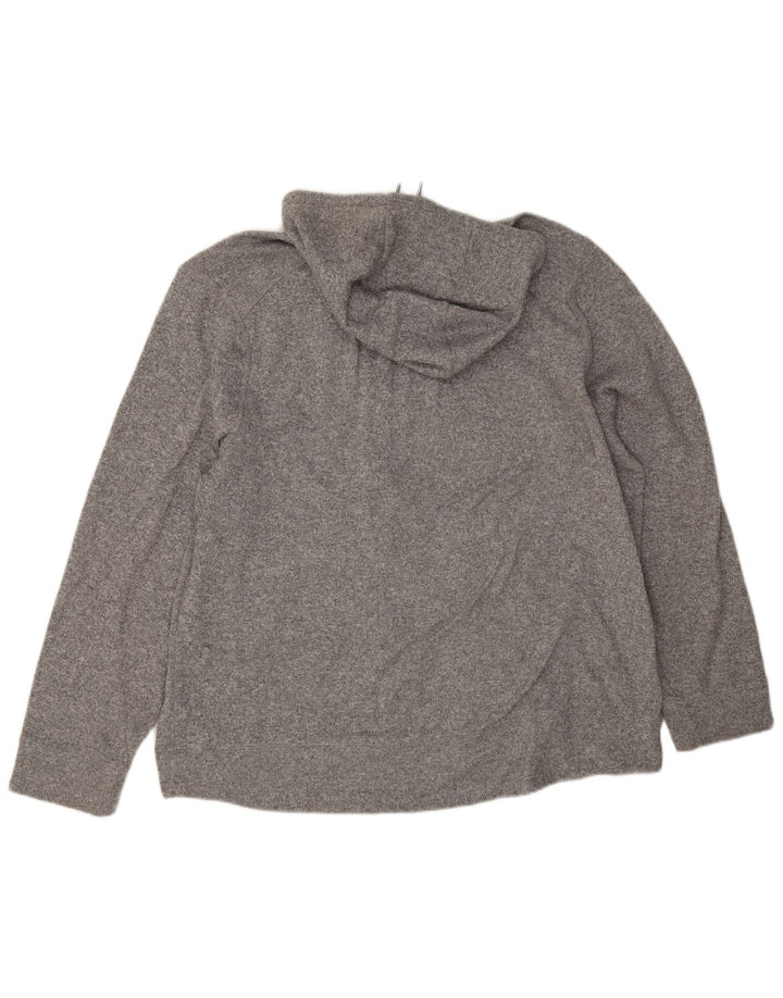 L.L.Bean muški pulover s kapuljačom s patentnim zatvaračem XL sivi poliester