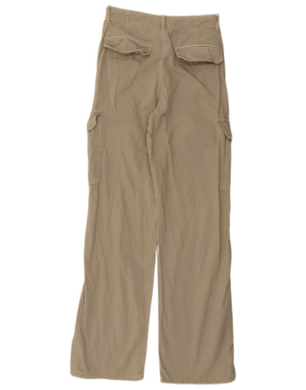 Zara ženske široke kargo hlače visokog struka EU 34 2XS W24 L32 Kaki