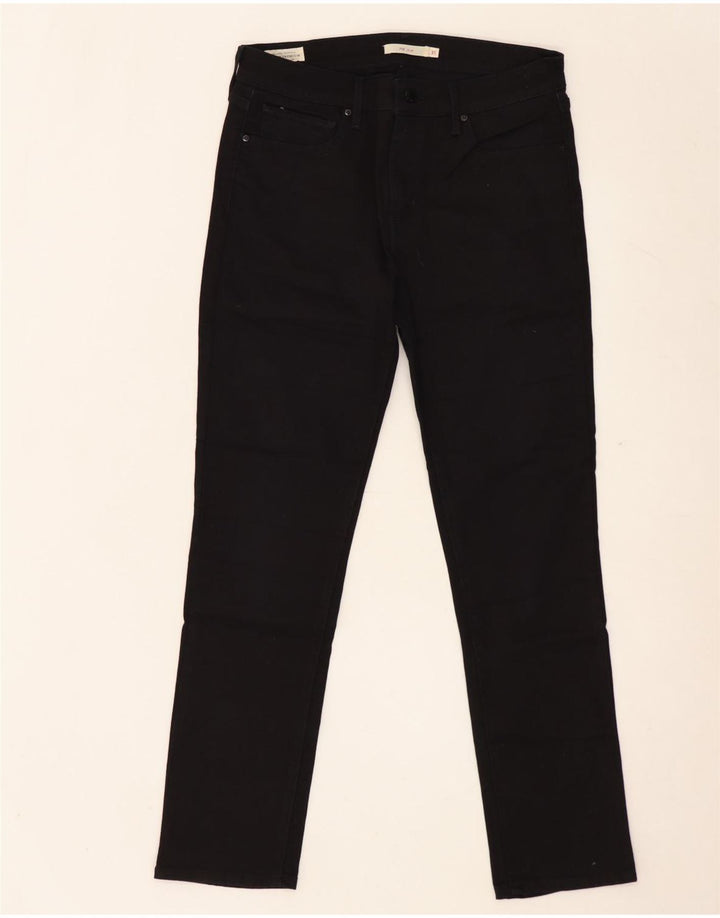 LEVI'S Ženske 712 uske traperice W31 L29 crni pamuk