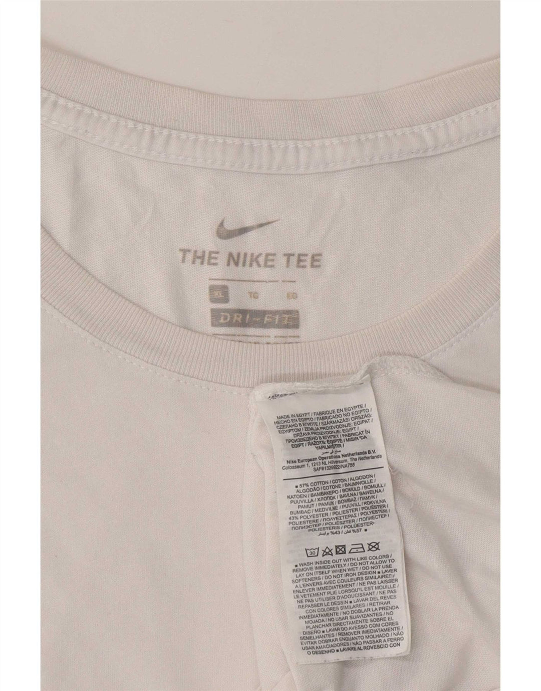Nike muška majica XL bijeli pamuk