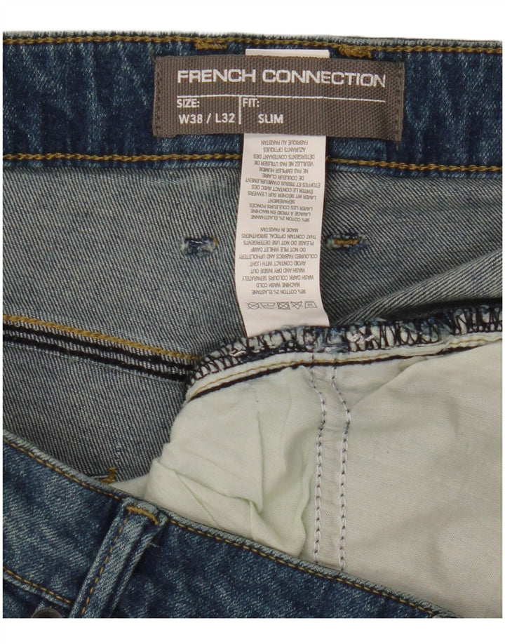 French Connection Muške uske traperice W38 L25 Plavi pamuk