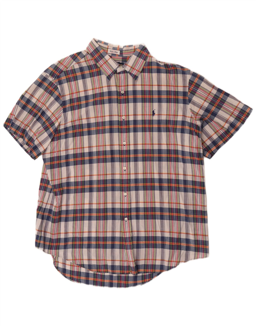 Polo Ralph Lauren muška košulja kratkih rukava 2XL šareni karirani pamuk